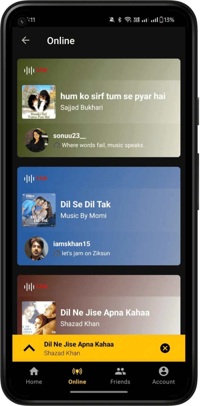 See online friends